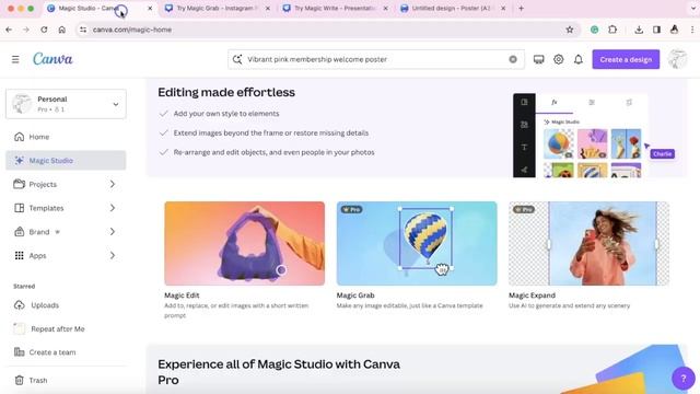 CANVA AI: How to use Magic Studio in CANVA смотреть онлайн