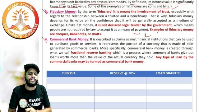 CMA Foundation Economics | Money | Types of Money | Gyaani Academy смотреть онлайн