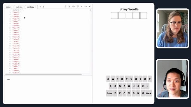 An Interview with Winston Chang: Building a Wordle App with Shiny for Python || RStudio смотреть онлайн