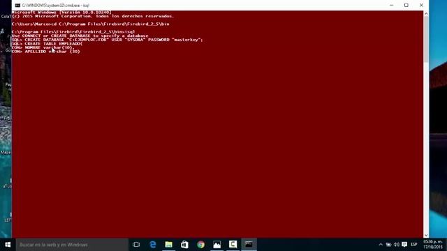 Creacion de base de datos, tablas e insertar datos en firebird смотреть онлайн