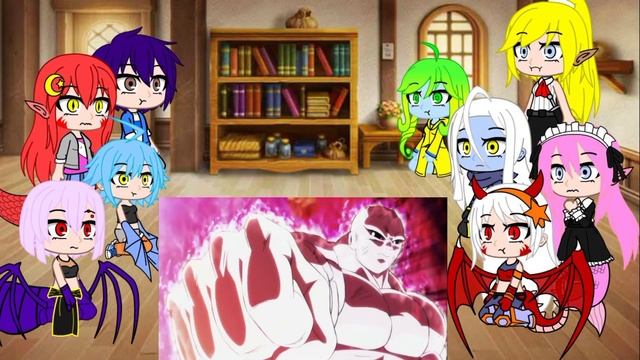 Monster Musume React Goku Vs Jiren AMV