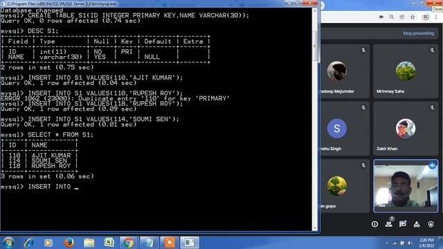 LIVE CLASS ON MY-SQL CREATE ALTER UPDATE смотреть онлайн
