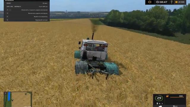 Обзор карты ОАО. Тарасово! Farming Simulator 17. смотреть онлайн