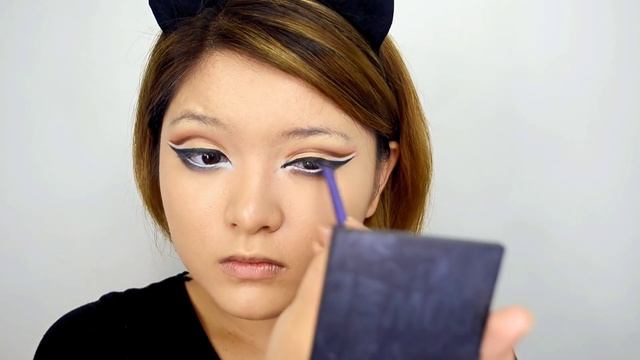 Cat Halloween Makeup | Last Minute Costume смотреть онлайн