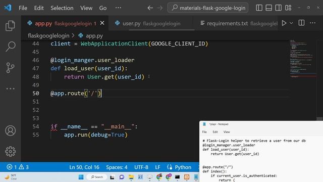 Python 3 Flask-Login Project to Build Google OAuth2 Login & Logout System Using SQLite Database смотреть онлайн