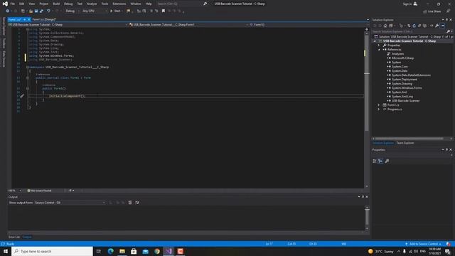 USB Barcode Scanning In C # смотреть онлайн