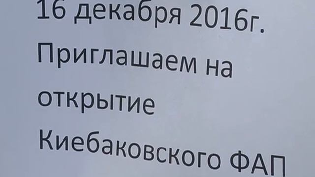 Открытие ФАП в д.Киебак смотреть онлайн