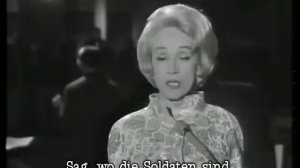 Марлен Дитрих  Где цветы с субтитрами