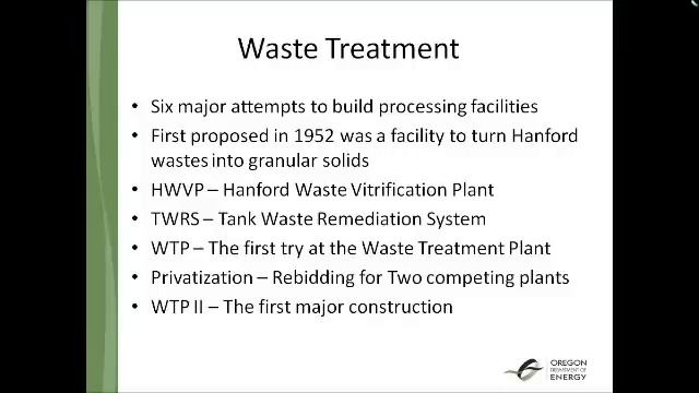 Safe Storage and Treatment of Tank Waste at Hanford смотреть онлайн
