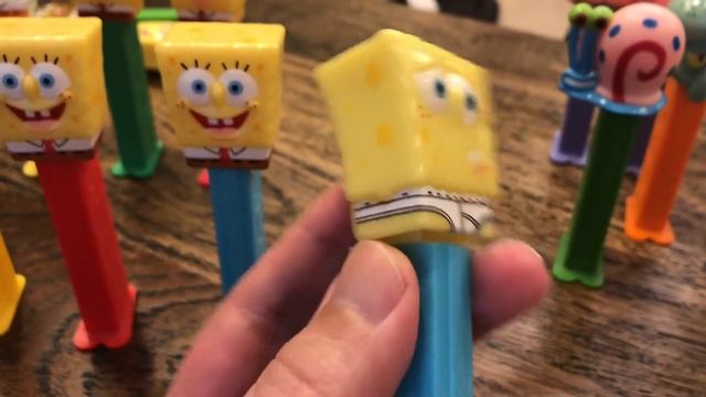 Pez Spongebob!  Unboxing AND A Complete Run-through
