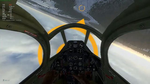 War Thunder. P-39N-0. Гонки. Ниже, экстримальнее, быстрее. смотреть онлайн