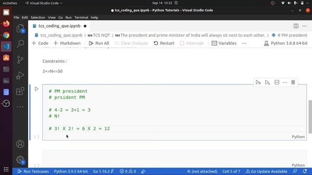 TCS NQT Coding Question Asked On 14 Sep 2021 - 2 | TCS-NQT Programming Questions | Must Watch Video смотреть онлайн