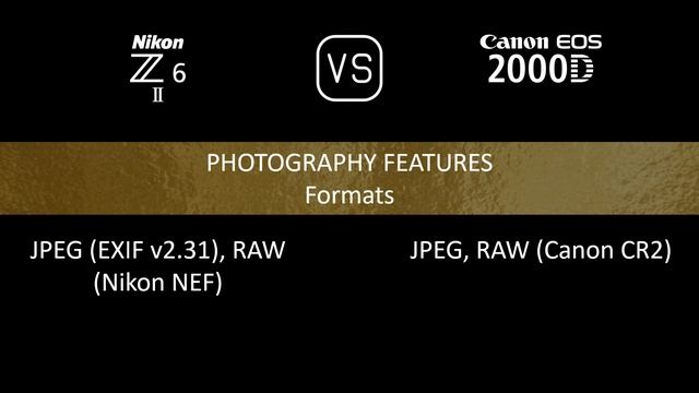 Nikon Z6 II vs. Canon EOS 2000D: A Comparison of Specifications смотреть онлайн