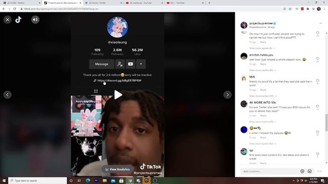 ROBLOX TIKTOKER GETS CANCELLED FOR NO REASON ( Xiaoleung ) смотреть онлайн