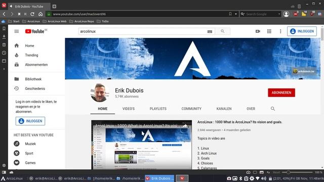 ArcoLinux : 1205 updating your computer from 19.09 to 19.11 - fix vivaldi смотреть онлайн