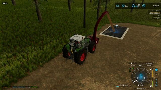 Williamina Forest #13 Clearing trees for a NEW Barn! смотреть онлайн