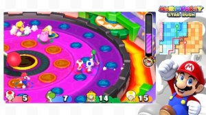 Mario Party Star Rush - Toad Scramble: WORLD 3-3 (4-Player)