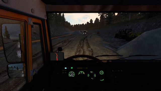 Euro truck simulator 2 1.43 Суровая Россия Сибирь R22 смотреть онлайн