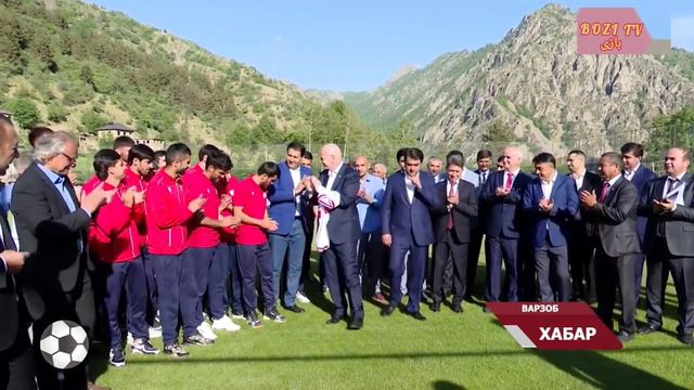 Президенти ФИФА ва АФК ба Тоҷикистон омад پرزیدنت FIFA و AFK به تاجیکستان آمد BOZI TV بازی 🇹🇯 смотреть онлайн