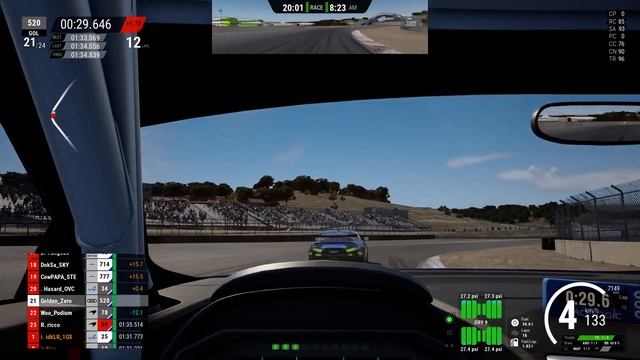 ACC: Laguna Seca Race with Audi R8 GT4 смотреть онлайн