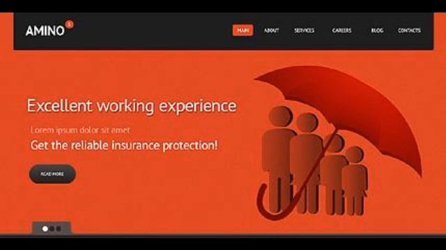 Preview Black Insurance Joomla Template by Mira TMT смотреть онлайн