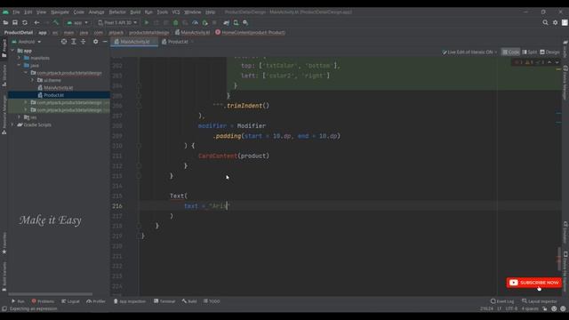 How to Implement Product Detail Design in Jetpack Compose | Android | Kotlin | Make it Easy смотреть онлайн