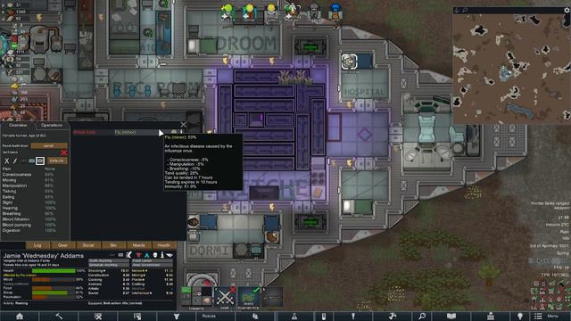 Rimworld - Naked Solo start - SOS2 mod + hygiene + others - get spaceship, get guns, get revenge! p смотреть онлайн