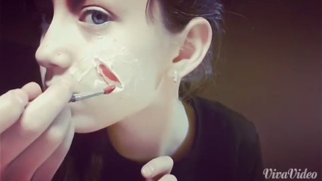 Я МоНсТа!) Макияж" рана" на лице смотреть онлайн