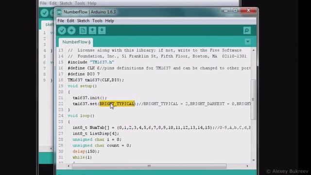 Подключение дисплея TM1637 к Arduino смотреть онлайн
