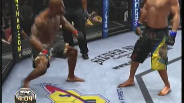 UFC Undisputed 2010 - How to fight against Machida Takedown смотреть онлайн