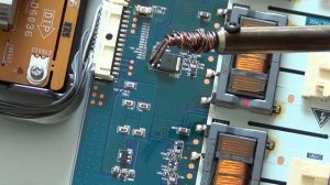 Ремонт LCD телевизора SONY KDL40U2520K (замена SMD предохранителя на панели инвертора).