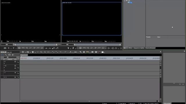 Обзор Edius. Запуск. смотреть онлайн