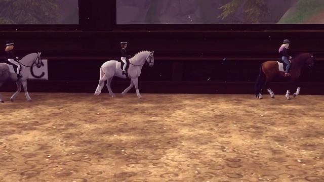 Dressage | Тренировка в клубе "Ice Queens Inc" в игре Star Stable Online | Стар Стейбл Онлайн смотреть онлайн