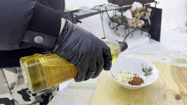 МОЛДАВСКАЯ ФРИПТУРА (FRIPTURA DE IPURE) кролик в казане на костре. смотреть онлайн