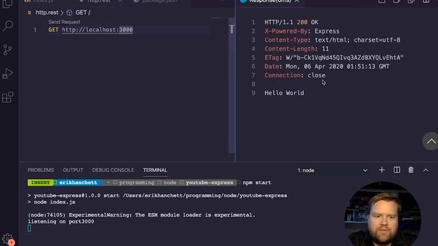 LEARN EXPRESS JS IN 15 MINUTES! смотреть онлайн