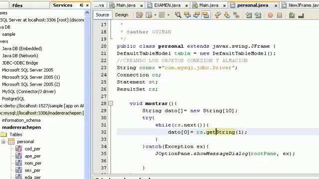 CONSULTA DE DATOS NETBEANS CON MYSQL 5.1 PARTE 2 смотреть онлайн
