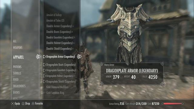 Skyrim Which is better Dragon or Daedric armor смотреть онлайн