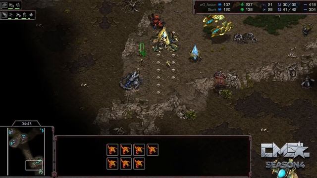 Zerg Can't Make Any More Units! - Stork vs. Action G4 смотреть онлайн