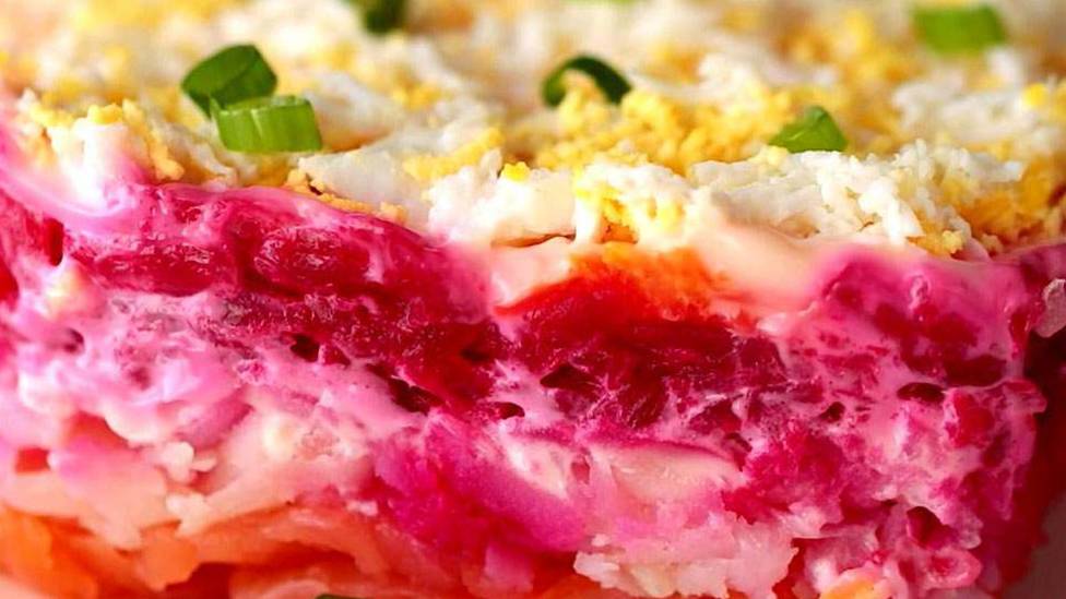 Салат на ПРАЗДНИЧНЫЙ СТОЛ_Удивите гостей_Новый салат с красной рыбой смотреть онлайн