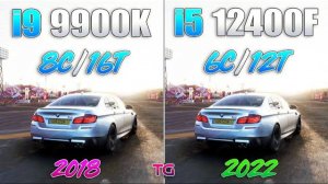 i5 12400F vs i9 9900K - Test in 10 Games