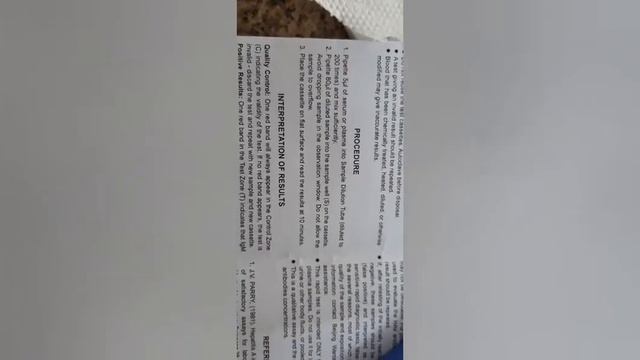 RAPID test For Igm Antibody hepatitis A Virus (colloidal gold device) HAV смотреть онлайн