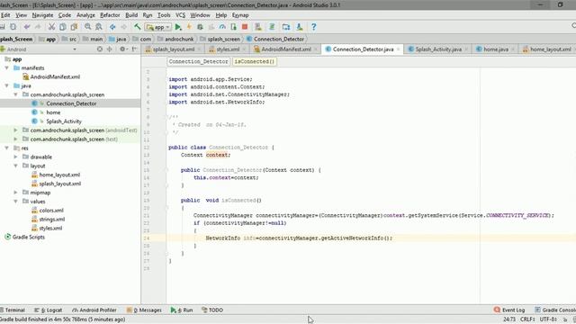 How to Make Splash Screen(Welcome Screen) in Android Studio With Internet Connection Check Example. смотреть онлайн
