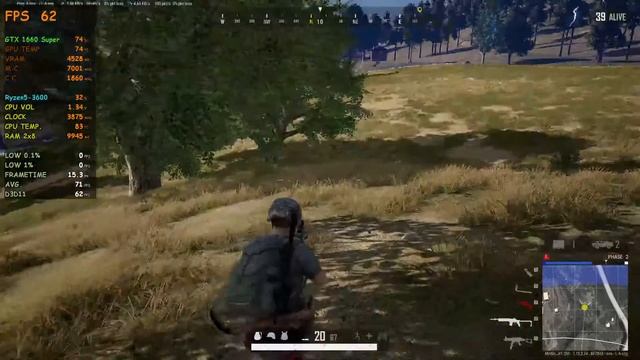 PUBG PC | GTX 1660 Super 6GB GDDR6+R5 3600 | Ultra Settings 1080p | MG | смотреть онлайн