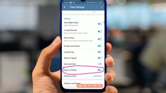 How to disable media save to gallery | Telegram settings , tips and tricks. смотреть онлайн