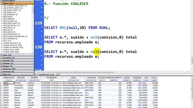 SISTEMAS UNI - ORACLE SQL - G3V12 - GESTIONANDO VALORES NULOS смотреть онлайн