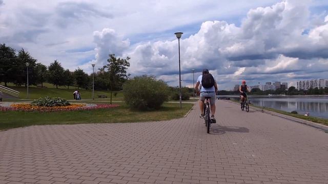 Велопрогулка 17 июля, 43 км. Парк Братеевская пойма - музей-заповедник Коломенское. #велопрогулка смотреть онлайн