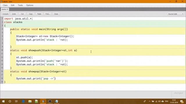 Stacks In Java.util - Core Java || With BlueJ смотреть онлайн