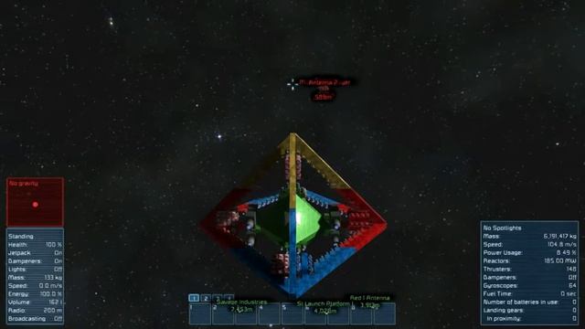 Space Engineers: Testing the Gravity Drive смотреть онлайн