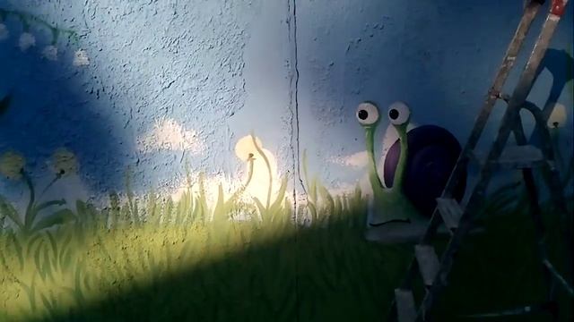 Детский сад. Роспись стен.