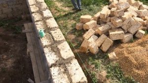 Кладка ракушечника. Начало работы. Обзор